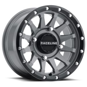 Raceline Trophy 14x7 ATV/UTV Wheel - Stealth Grey (4/156) +10mm [A95SG-47056+10]