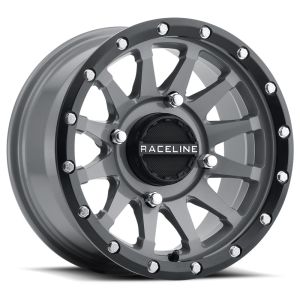 Raceline Trophy 15x7 ATV/UTV Wheel - Stealth Grey (4/156) +10mm [A95SG-57056+10]