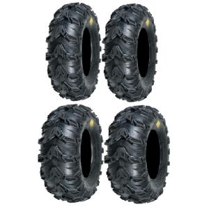Full set of Sedona Mud Rebel 25x8-12 and 25x11-10 ATV Tires (4)