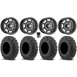 Sedona Rift 15x6 Wheels Black 30