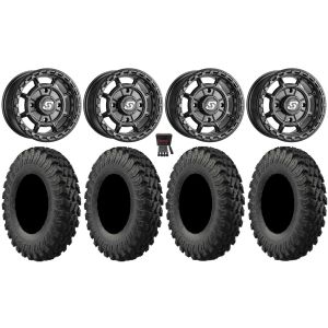 Sedona Rift 15x6 Wheels Black 30