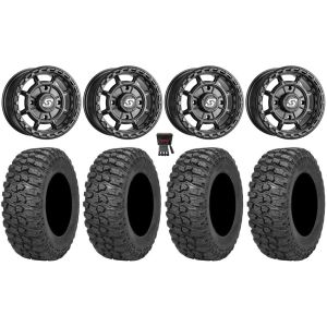 Sedona Rift 15x6 Wheels Black 30