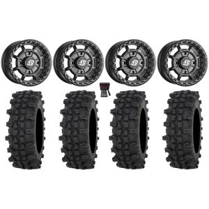 Sedona Rift 15x6 Wheels Black 32