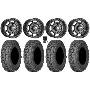 Sedona Rift 15x6 Wheels Black 32