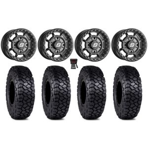 Sedona Rift 15x6 Wheels Black 32