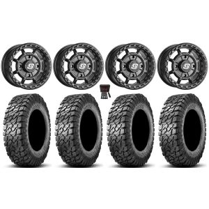 Sedona Rift 15x6 Wheels Black 32