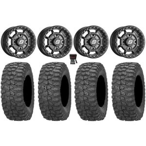 Sedona Rift 15x6 Wheels Black 32