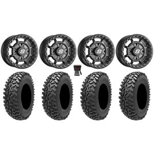 Sedona Rift 15x6 Wheels Black 32