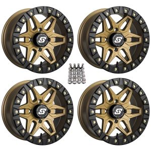 Sedona Split 6 Beadlock ATV Wheels (6+1) Bronze 14