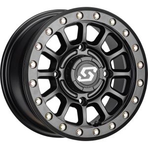 Sedona Sano Beadlock 15x7 ATV/UTV Wheel - Satin Black 4/137 +10mm