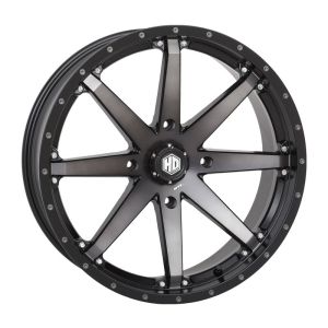 STI HD10 20x7 ATV/UTV Wheel - Matte Black/Smoke (4/156) 4+3 [20HD1013]