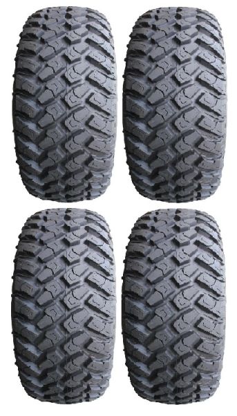 Full set of MotoSport EFX Hammer (4ply) 23x9.5-14 Golf Cart Tires (4)